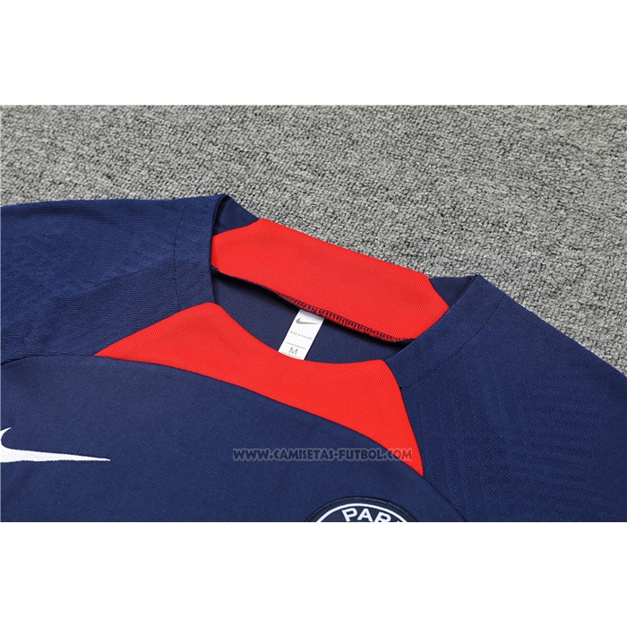 Chandal del Paris Saint-Germain Manga Corta 2022-2023 Azul Oscuro - Pantalon Corto